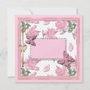 Album scrapbooking rose