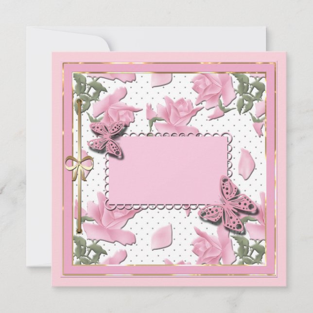 Album scrapbooking rose (Devant)
