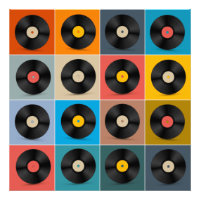 Album, Vinyl Record, Poster Musique