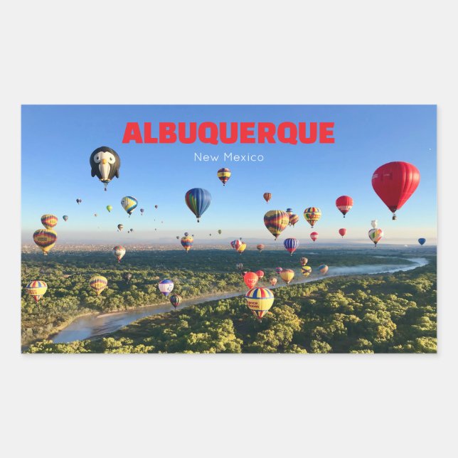 Albuquerque Nouveau-Mexique Sticker Balloon Festiv (Devant)