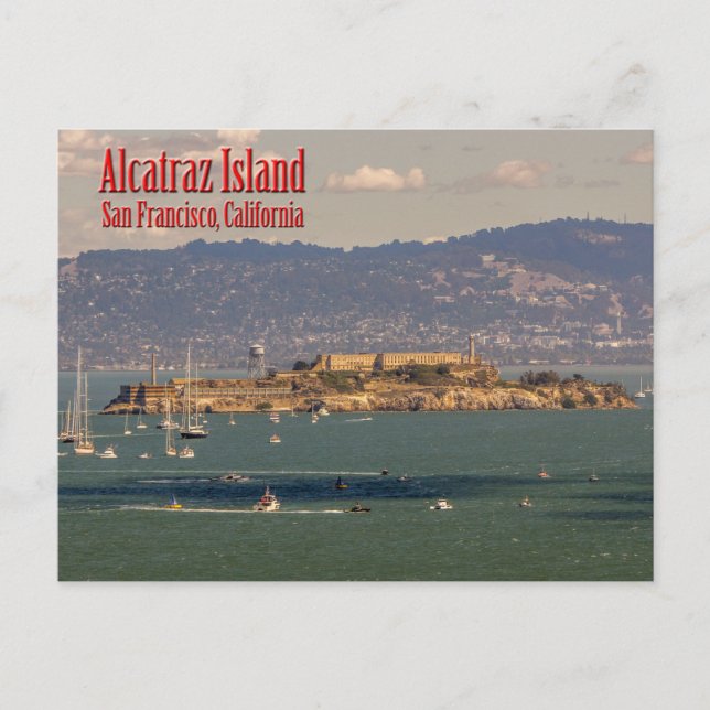 Alcatraz Island San Francisco, Californie Carte po (Devant)