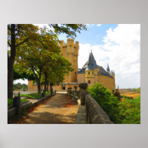 Alcazar (Château de Ségovie, Espagne - Poster