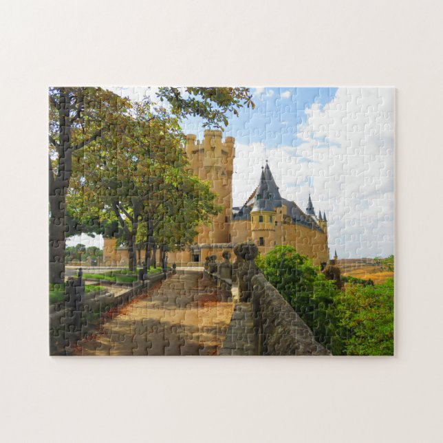 Alcazar (château) de Ségovie, Espagne - puzzle (Horizontal)