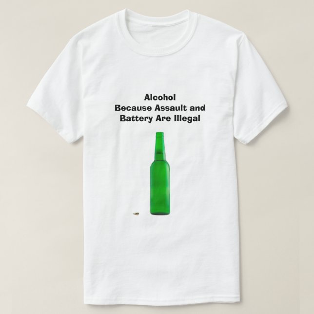 Alcohol T-Shirt (Design devant)