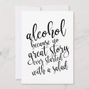 Alcool Parce Qu'Aucune Grande Histoire Signe Abord