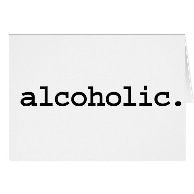 alcoolique (Devant horizontal)
