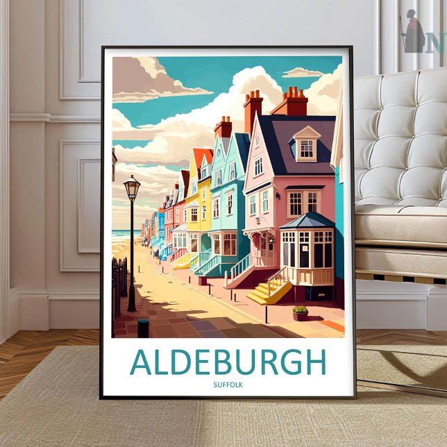 Aldeburgh Impression de Voyage Art Mural Aldeburgh (Créateur téléchargé)