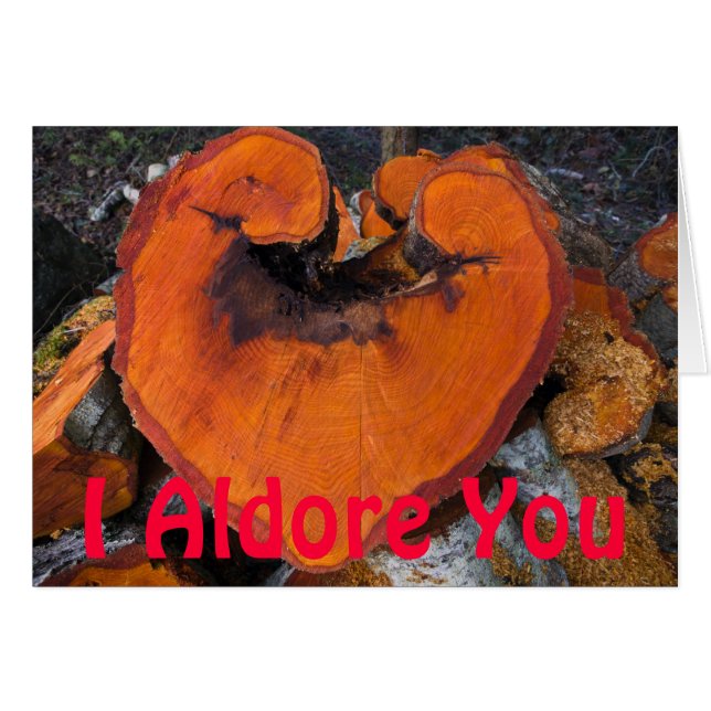 Alder Heart - Carte (Devant horizontal)
