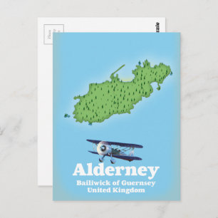 Alderney Bailiwick de Guernesey Carte du Royaume-U