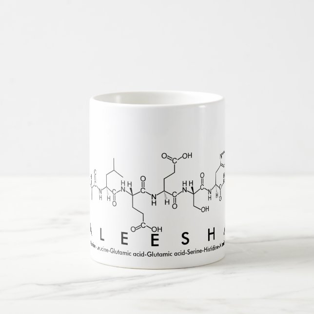 Aléesha peptide nom mug (Centre)
