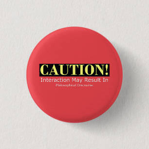Alerte au philosophe ! Badge Funny