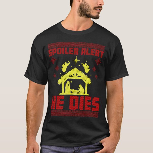 Alerte Spoiler Il Meurt Style de Sweat de Noël Lai (Devant)
