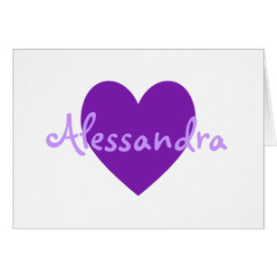 Alessandra en violet