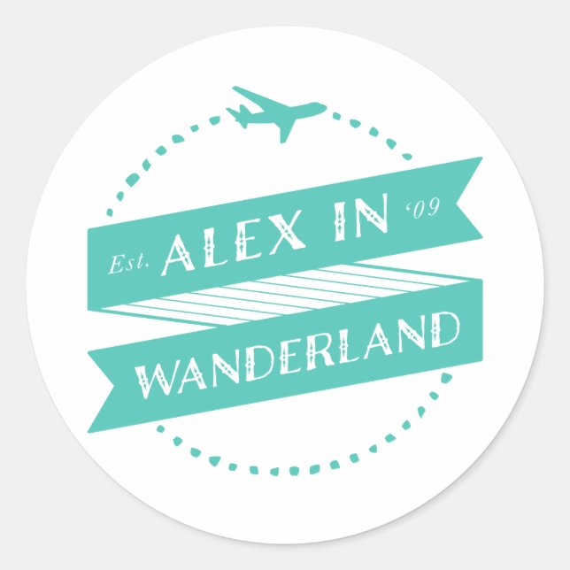 Alex en Wanderland Stickers (Devant)