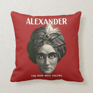 Alexandre l'homme qui sait - coussin