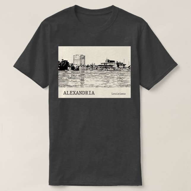 Alexandria Louisiana TShirt - 1 (Design devant)