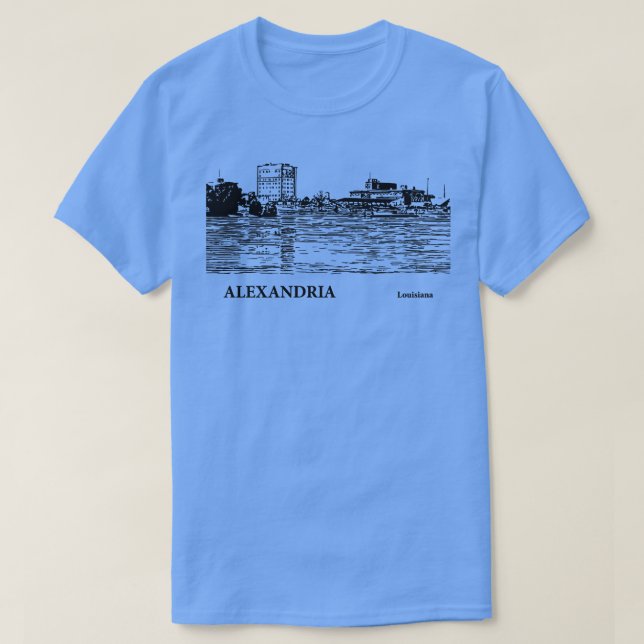Alexandria Louisiana TShirt - 3 (Design devant)
