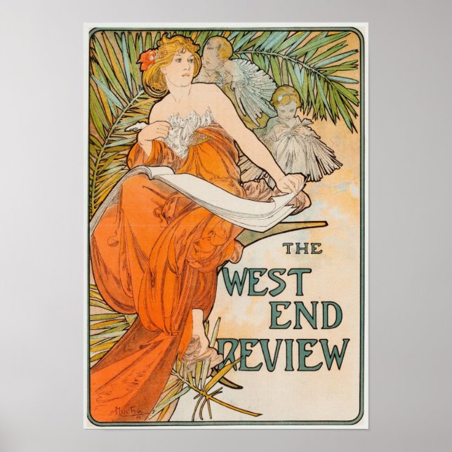 Alfons Mucha - Affiche Art Nouveau (Devant)