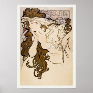 Alfons Mucha -  Art Nouveau Poster