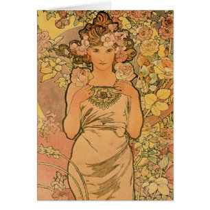 Alfons Mucha ~ Le rose