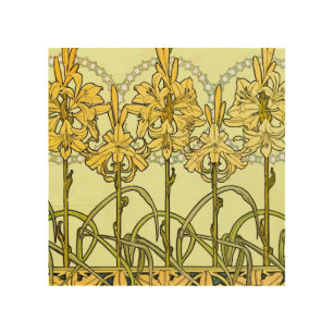 Alfonse Mucha Art Nouveau Lys classique motif