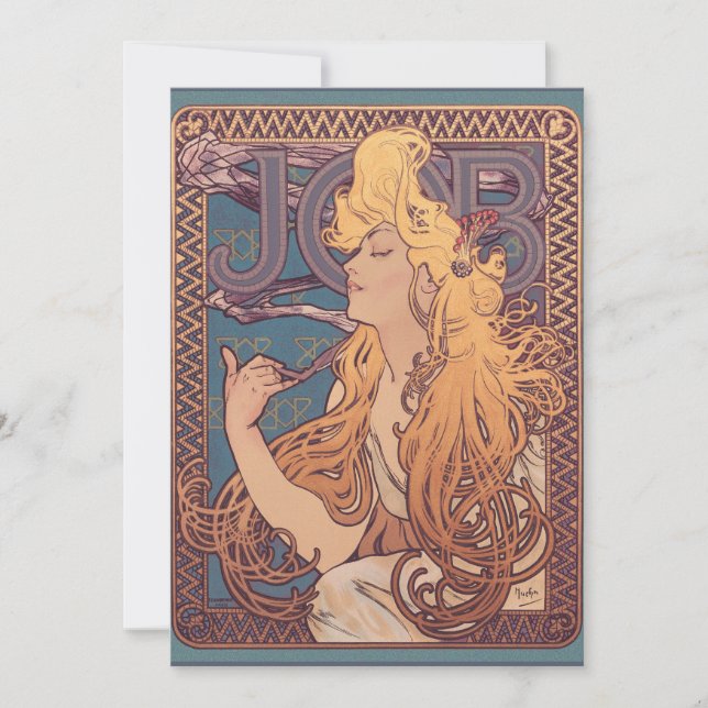 Alfonse Mucha Job Art Nouveau femme (Devant)