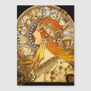 Alfonse Mucha Zodiac Art nouveau femme