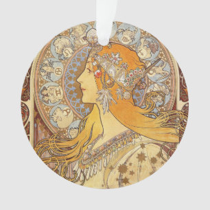 Alfonse Mucha Zodiaque Art Nouveau Femme