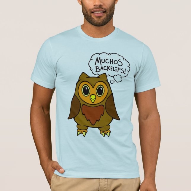 Alfred le T-shirt d'ami de hibou (Devant)