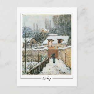 Alfred Sisley #1 - Carte postale d'art fin