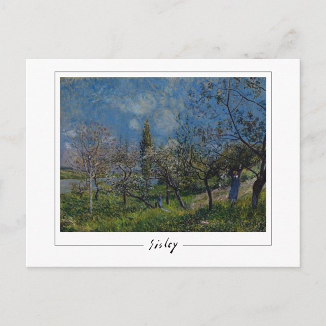 Alfred Sisley #5 - Carte postale d'art (Devant)