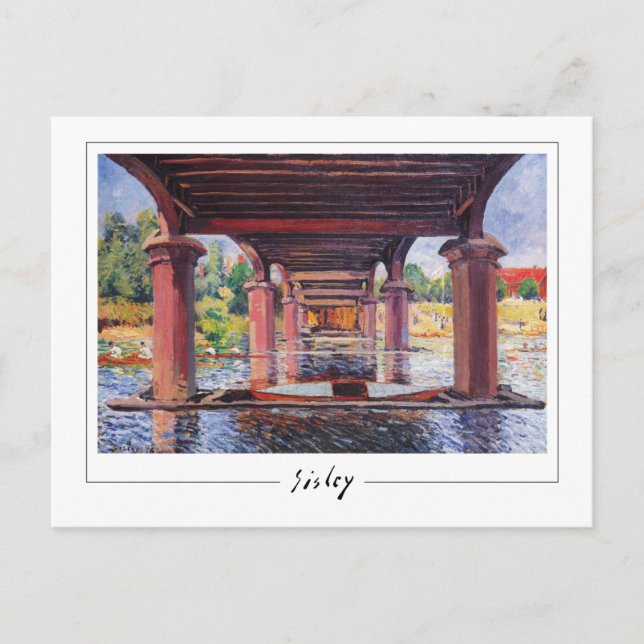 Alfred Sisley #83 - Carte postale Art (Devant)