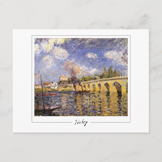 Alfred Sisley #90 - Carte postale d'art (Devant)