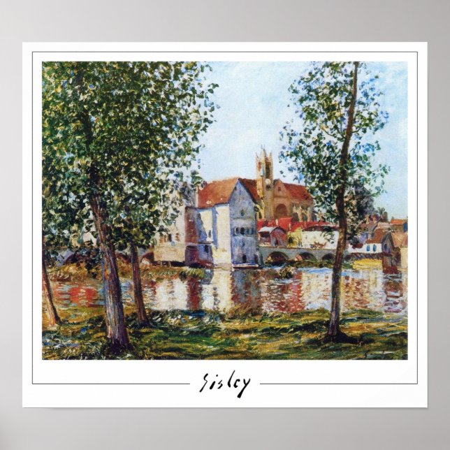 Alfred Sisley Affiche d'art Zedign #579 (Devant)