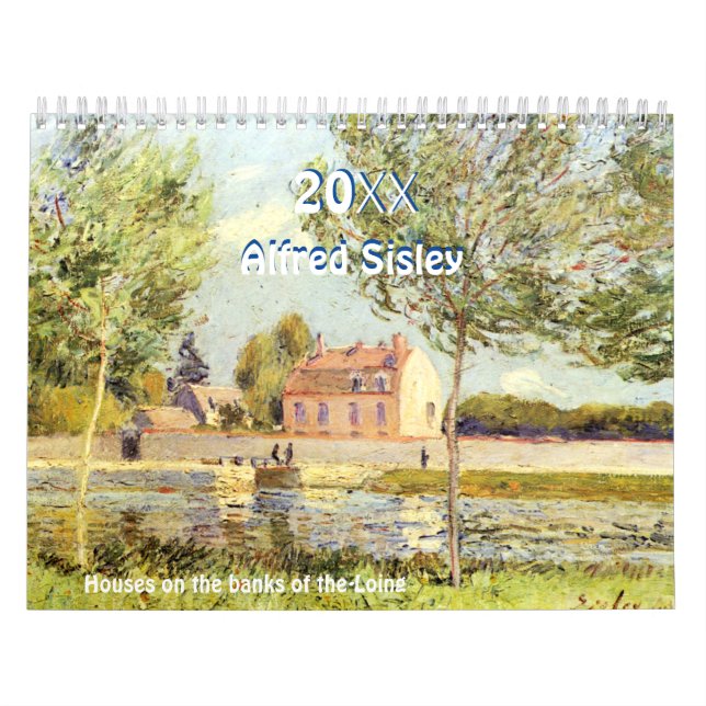Alfred Sisley Calendrier Impressionnistes (Protection)