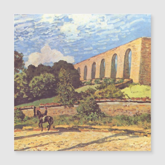 Alfred Sisley L'aqueduc de Marly (Devant)
