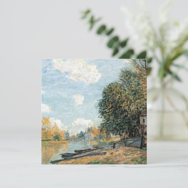Alfred Sisley Moret : Les rives du fleuve Loing (Debout devant)