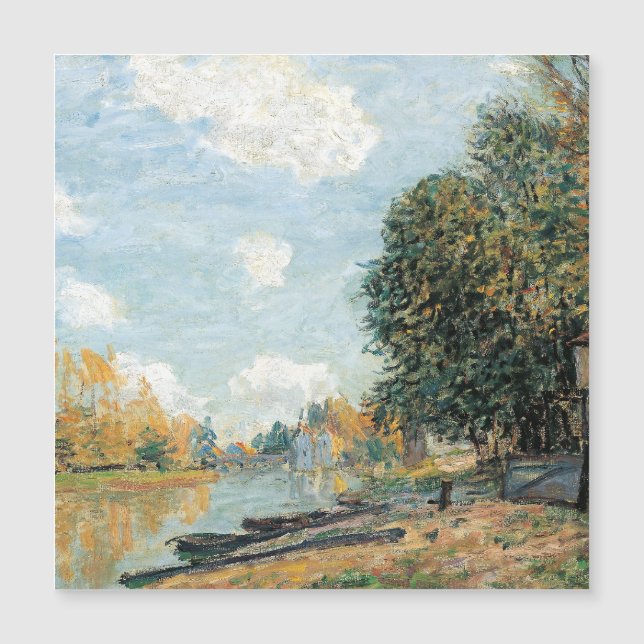 Alfred Sisley Moret : Les rives du fleuve Loing (Devant)