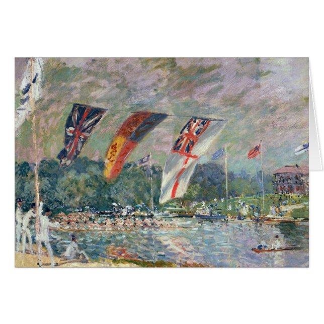 Alfred Sisley | Regatta à Molesey (Devant horizontal)