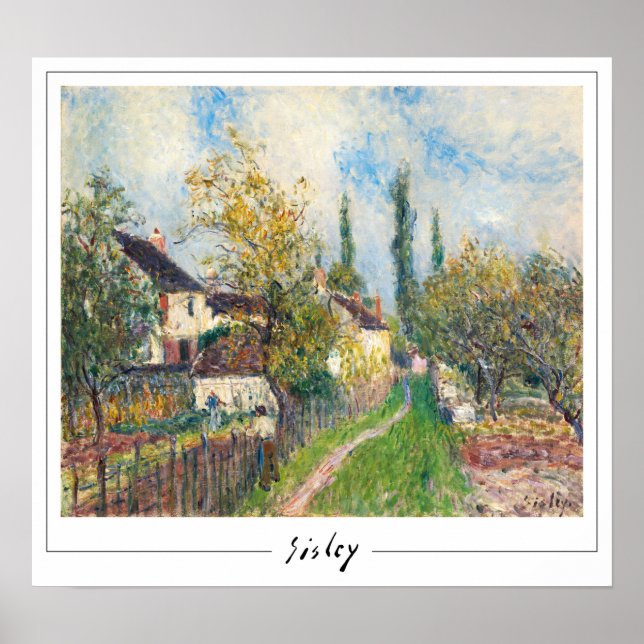 Alfred Sisley Zedign Affiche d'art #15 (Devant)