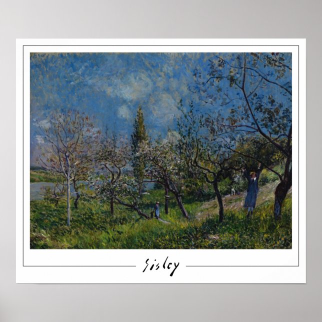 Alfred Sisley Zedign Affiche d'art #5 (Devant)