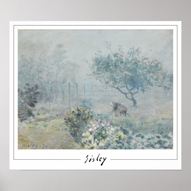 Alfred Sisley Zedign Affiche d'art #8 (Devant)