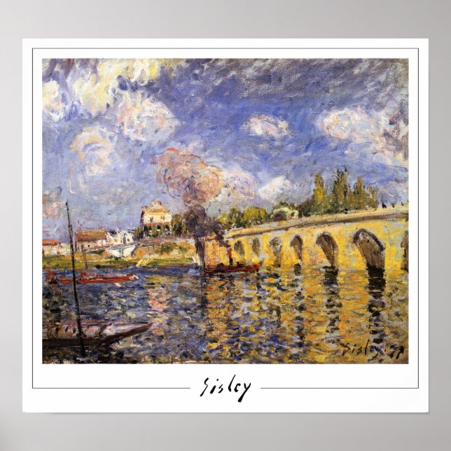 Alfred Sisley Zedign Affiche d'art #90 (Devant)