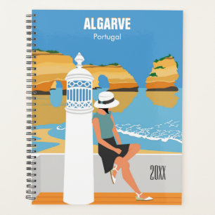 Algarve plage fille voyage vintage style