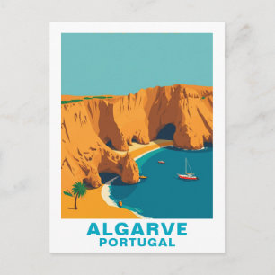 Algarve vintage, Portugal Carte Postale Européenne