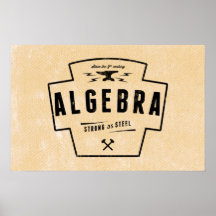 Algebra - Affiches mathématiques