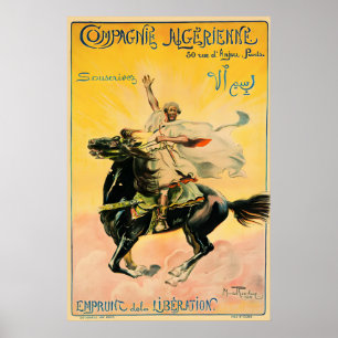 Algérie - Affiches de voyage vintage imprimées