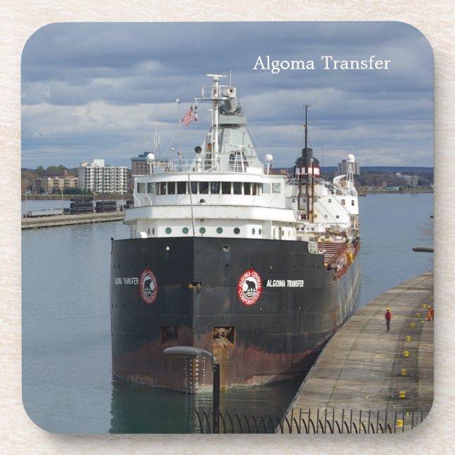 Algoma Transfer set de 6 dessous de verre en plast (Devant)