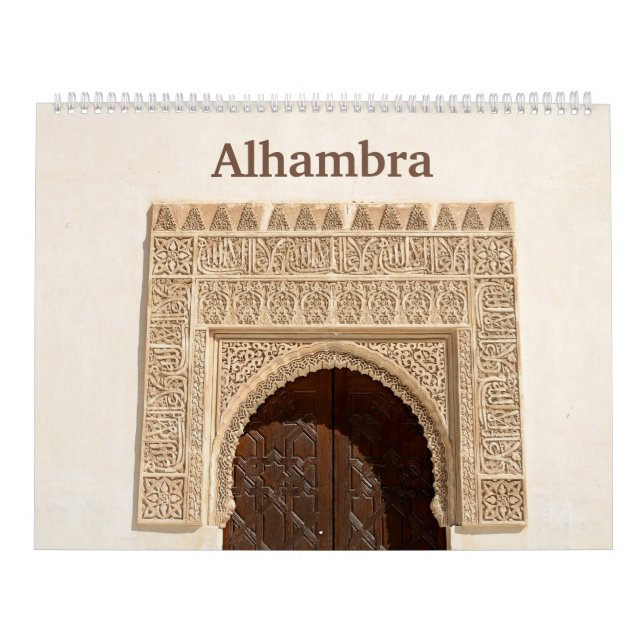 Alhambra 12 mois & Generalife Calendrier mural (Protection)