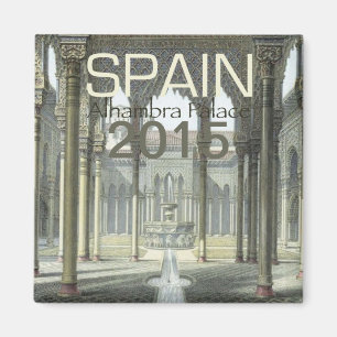 Alhambra Palace Espagne Frigidaire Magnet Changeme